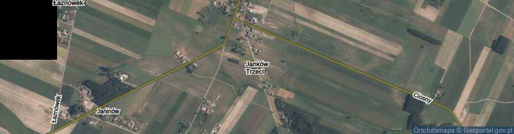 Zdjęcie satelitarne Janków Trzeci ul.